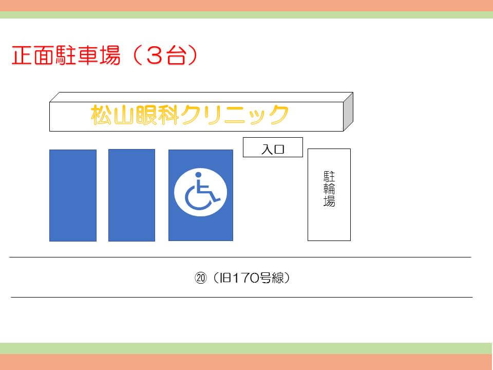 病院前駐車場　3台